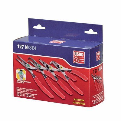 127 N/SE4 SERIE 4 PINZE PER ANELLI ELASTICI - immagine 2