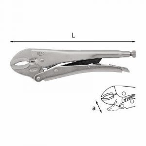 134 PINZE REGOLABILI AUTOBLOCCANTI CON GANASCE CONCAVE