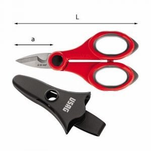 207 D FORBICE PER ELETTRICISTI - LAME IN ACCIAIO INOX
