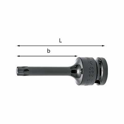 233 1/2 MNTX CHIAVI A BUSSOLA MACCHINA PER VITI CON IMPRONTA TORX®