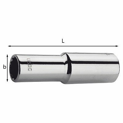 235 1/2 LN CHIAVI A BUSSOLA LUNGHE CON BOCCA POLIGONALE