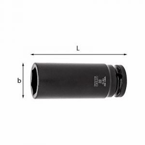 235 1/2 ML CHIAVI A BUSSOLA MACCHINA LUNGHE CON BOCCA ESAGONALE