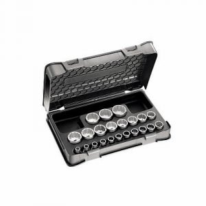 235 1/2 N/C22 ASSORTIMENTO IN CASSETTA DI ABS CON BUSSOLE POLIGONALI (22 PZ)