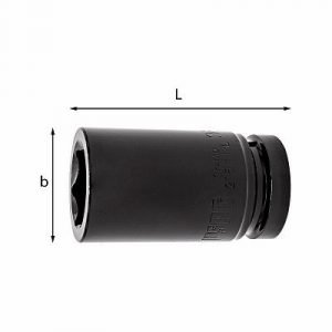 235 1 ML CHIAVI A BUSSOLA MACCHINA LUNGHE CON BOCCA ESAGONALE