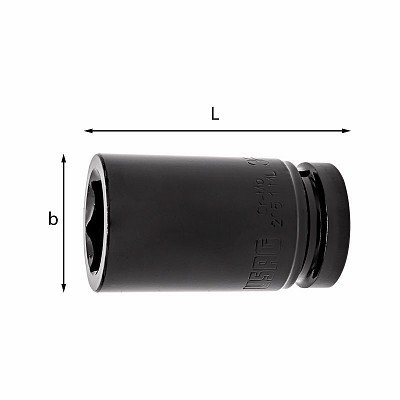 235 1 ML CHIAVI A BUSSOLA MACCHINA LUNGHE CON BOCCA ESAGONALE