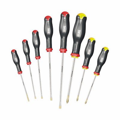 324 SH8 SERIE DI 8 GIRAVITI PER VITI CON INTAGLIO E IMPRONTA A CROCE PHILLIPS®