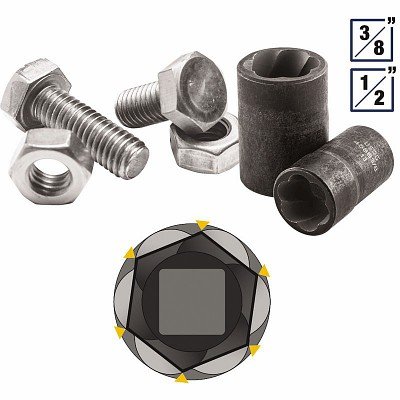 458 S20 ASSORTIMENTO DI ESTRATTORI PER VITI E DADI ESAGONALI DANNEGGIATI (20 PZ) - immagine 3