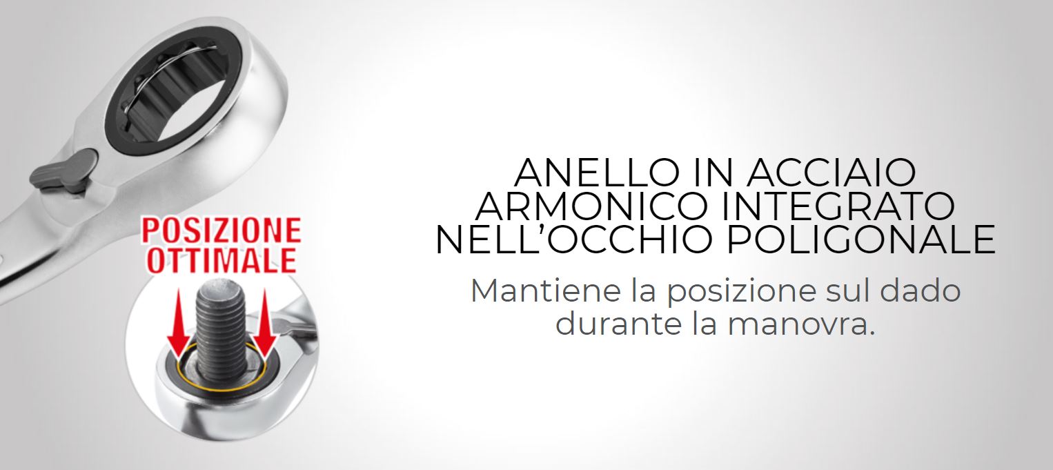 285 KA/SE5 SERIE DI 5 CHIAVI COMBINATE A CRICCHETTO CON ANELLO DI TENUTA - immagine 2