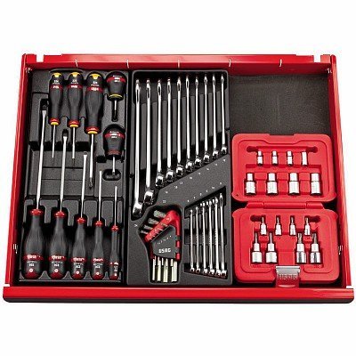601 1/4-1/2 J82 ASSORTIMENTO IN CASSETTA MODULARE CON BUSSOLE TORX® (16 PZ) - immagine 2