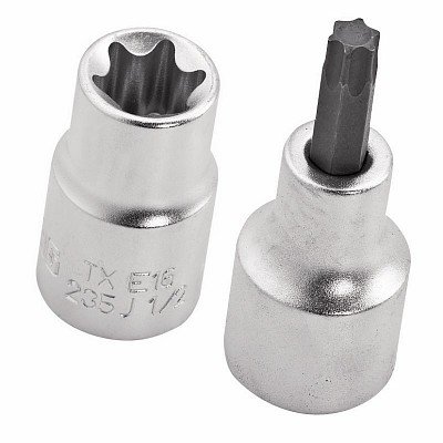 601 1/4-1/2 J82 ASSORTIMENTO IN CASSETTA MODULARE CON BUSSOLE TORX® (16 PZ) - immagine 3