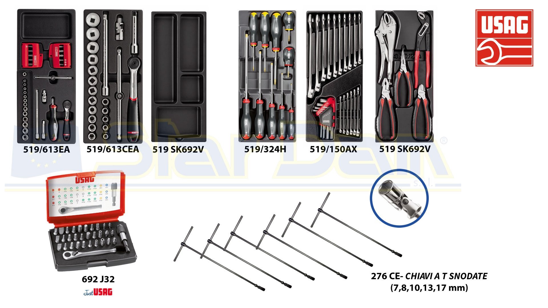 516 ST6PA CARRELLO START CON ASSORTIMENTO AUTORIPARAZIONE 495 PA (142 PZ) - immagine 2