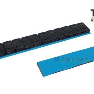 BARRETTE ADESIVE NERE 12x5gr Ferro Rivestito