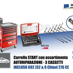 516 ST6PA CARRELLO START CON ASSORTIMENTO AUTORIPARAZIONE 495 PA (142 PZ)