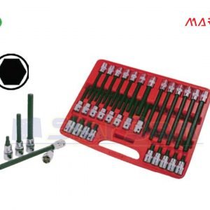 MARCO TOOLS SET 30 PZ CHIAVI A BUSSOLA CON ESAGONO