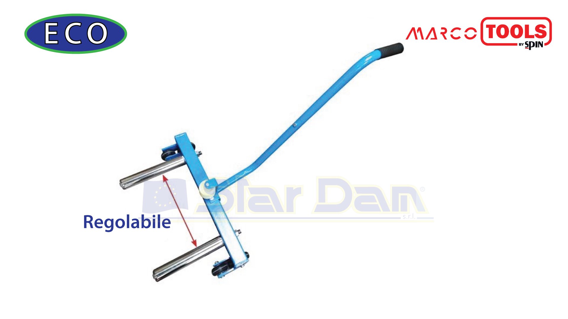 MARCO TOOLS CARRELLO TRASPORTO GOMME TIPO PESANTE