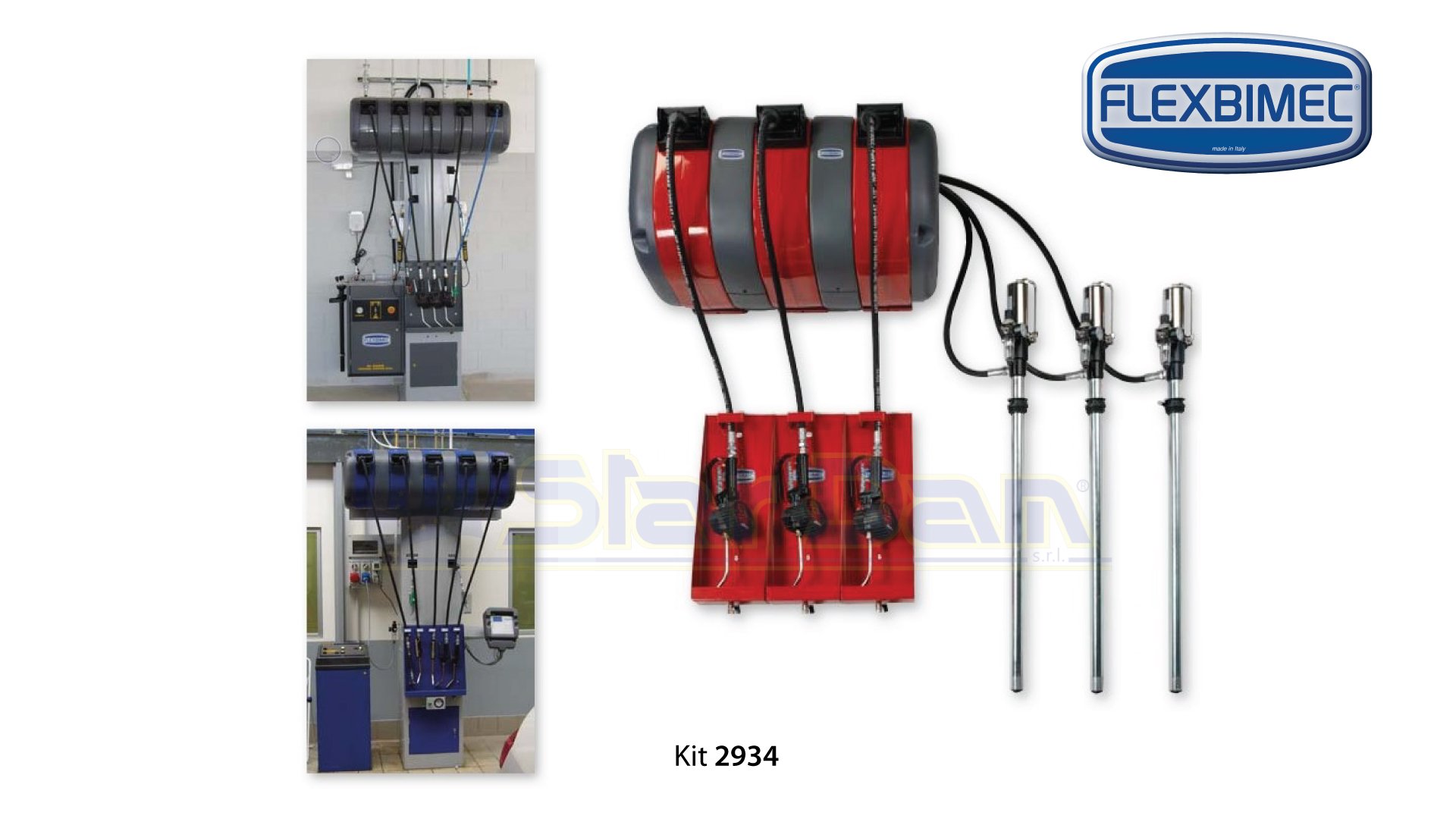 FLEXBIMEC POSTAZIONI FISSE DISTRIBUZIONE LUBRIFICANTI PNEUMATICHE - immagine 2