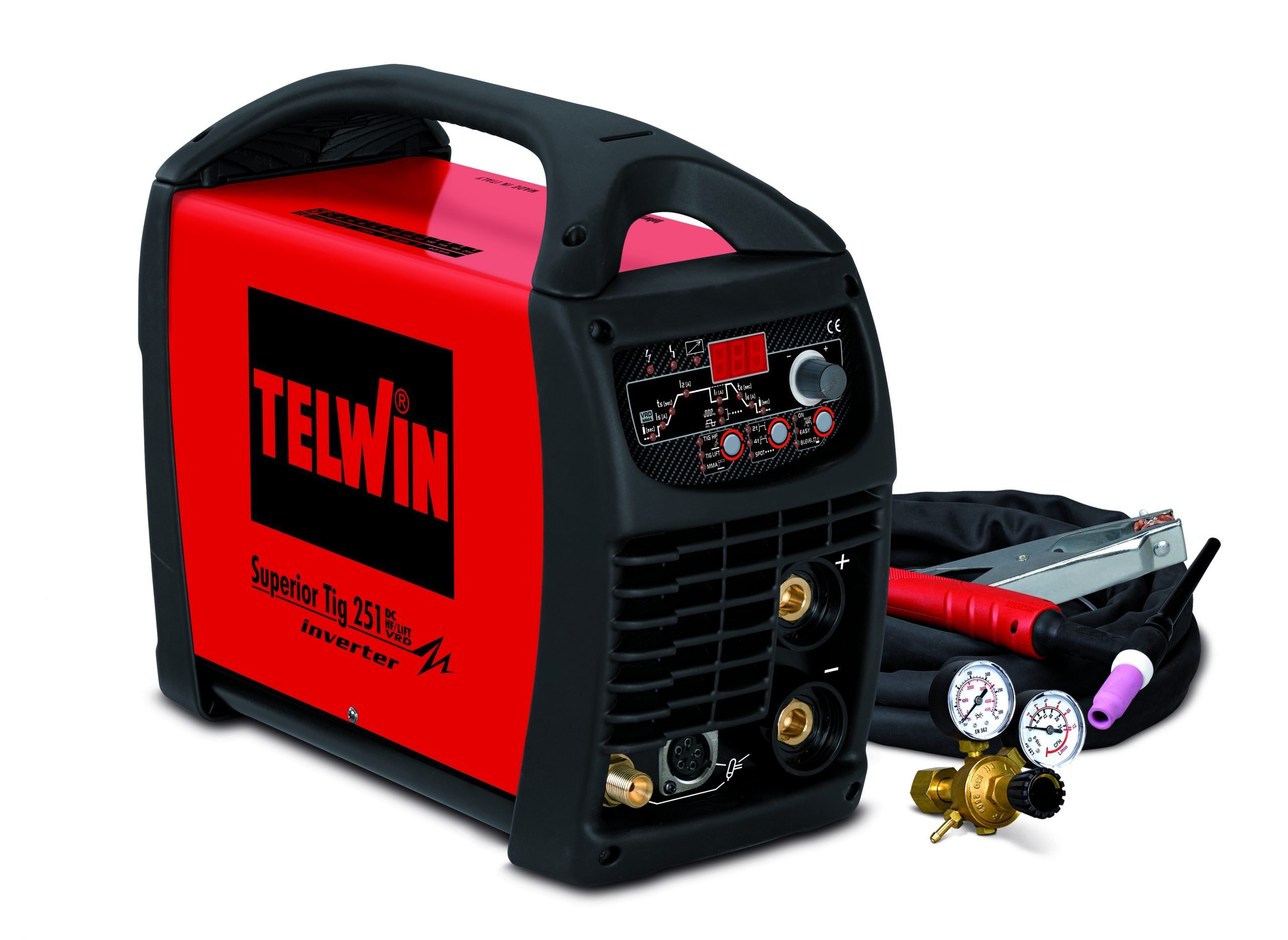 TELWIN SUPERIOR TIG 252AC/DC HF/LIFT VRD 400V+A