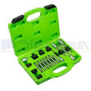 JBM KIT 18 PEZZI ESTRATTORE PULEGGE ALTERNATORE