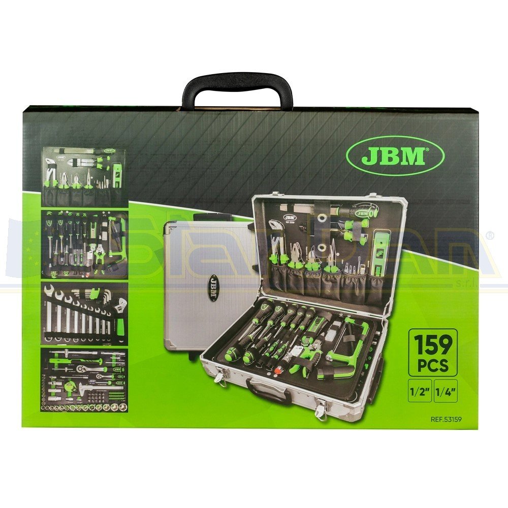 JBM VALIGETTA PORTAUTENSILI ALLUMINIO 159PCS - immagine 4