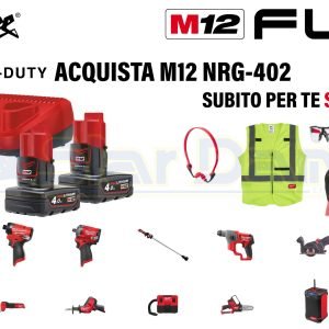 KIT M12 - 2 UTENSILI E 2 BATTERIE