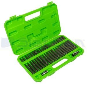 JBM VALIGETTA CON 42 CHIAVI PER VITI TORX, TRIPLE SQUARE E A BRUGOLA STANDARD - ANTIMANOMISSIONE