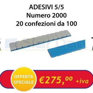 BARRETTE ADESIVE 12x5gr Ferro