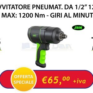 AVVITATORE PNEUMATICO DA 1/2" 1200NM