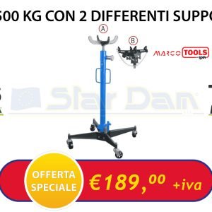 MARCO TOOLS SOLLEVATORE IDRAULICO DA FOSSA CON COMANDO A PEDALE