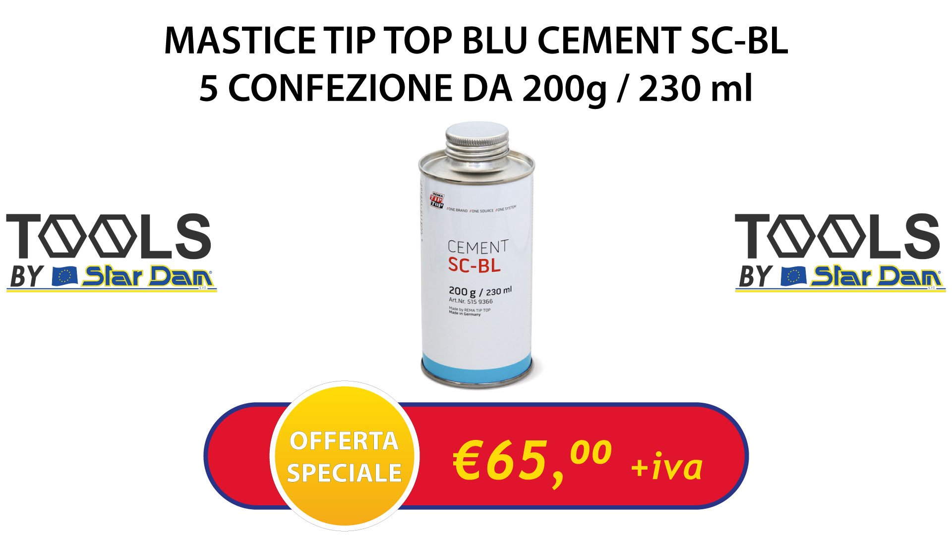 MASTICE TIP TOP BLU CEMENT SC-BL