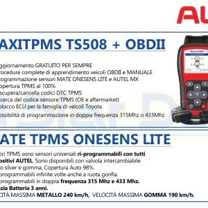 AUTEL MAXITPMS TS508 + 12 TPMS